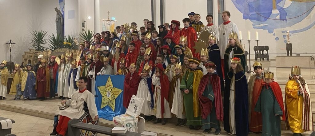 Sternsinger in Sankt Marien